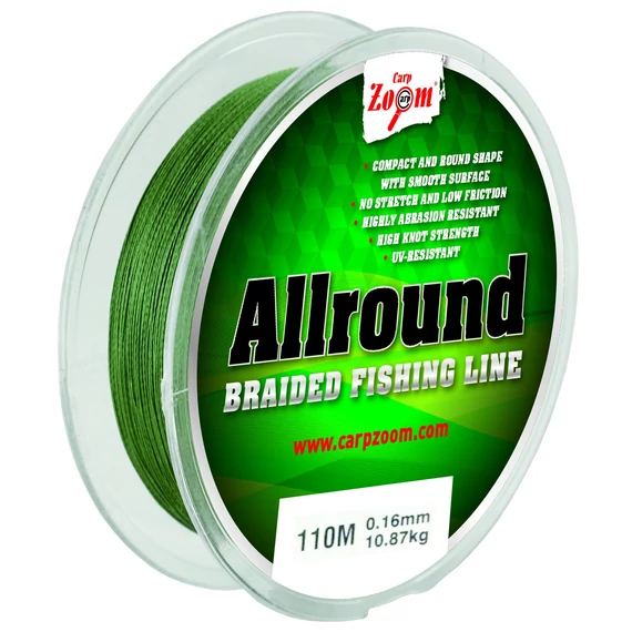 CarpZoom Allround fonott zsinór, 0,14mm, 9,43kg, 110m CZ0252