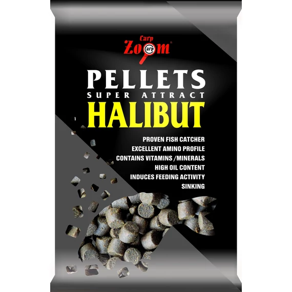 CarpZoom 800g 6mm Feeding Halibut etető pellet CZ1120