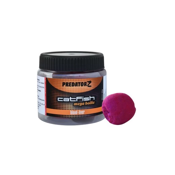 Predator-Z Harcsa Mega Boilie, 30mm, 50g, vér-hal CZ2101