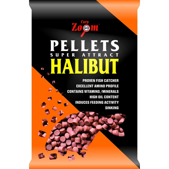 CarpZoom Furat nélküli Red halibut etetőpellet, 16mm, 5kg CZ2330