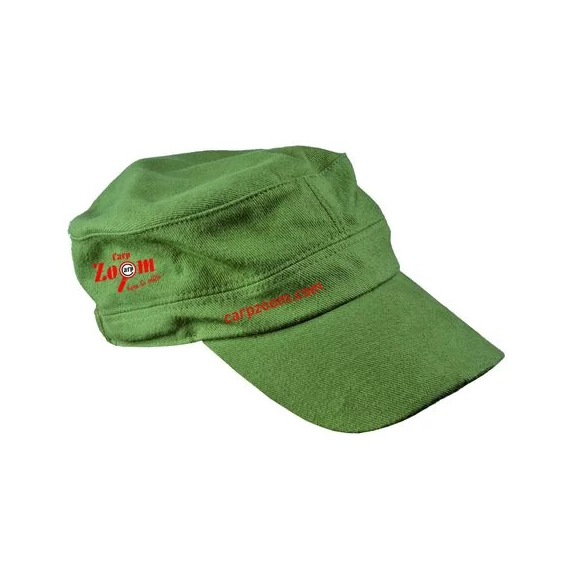 CarpZoom Katonai fazonú horgász sapka, zöld CZ3255