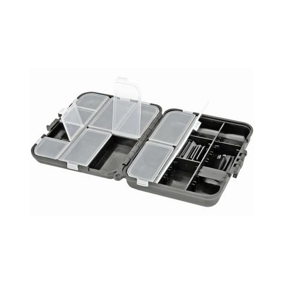CarpZoom Műanyag aprócikkes doboz, 12.2x10.5x3.4 cm CZ4269