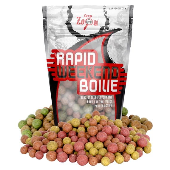 CarpZoom Rapid Weekend gyors hatásmechanizmusú bojli, hús mix, 2,5 kg CZ4693