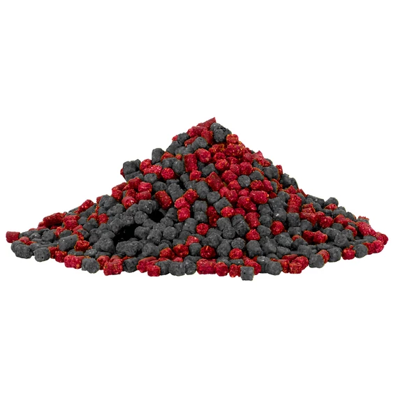 CarpZoom 2in1 Turbo gyors oldódású pellet 3 mm, eper, halas, 500 g CZ4846