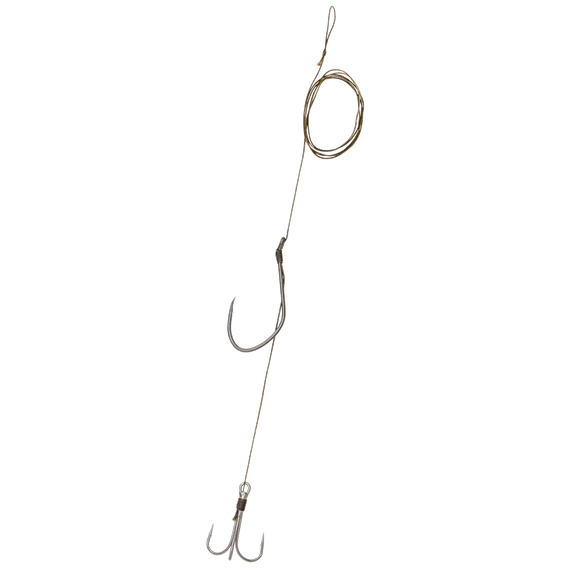 Predator-Z Fonott harcsázó előke #8/0 horog, #5/0 hármas horog,, braid 130 cm, 1 db CZ5546