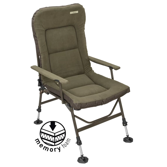 Marshal Memory Foam memóriahabos horgász fotel, 50x50x39/105 cm CZ6345
