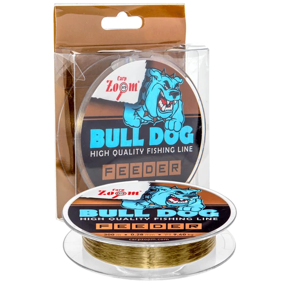 CarpZoom Bull-Dog Feeder horgászzsinór, ř 0,25 mm, 300 m, 7,6 kg, barna CZ6451