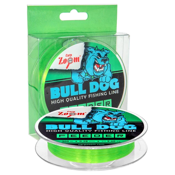 CarpZoom Bull-Dog Feeder horgászzsinór, ř 0,25 mm, 300 m, 7,6 kg, zöld CZ6505