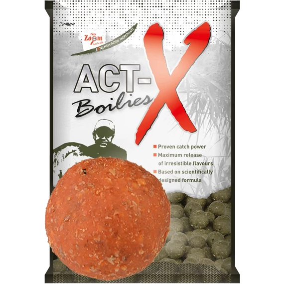 CarpZoom Act-X bojli, 28 mm, édes, gyümölcsös, 800 g CZ6970