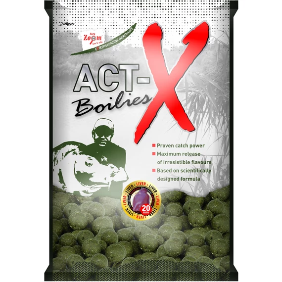 CarpZoom 800g 16mm szilva Act-X Bojli CZ9448