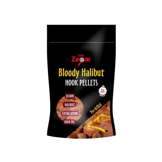 CarpZoom 150g 15mm Bloody Halibut fúrt horogpellet CZ9646