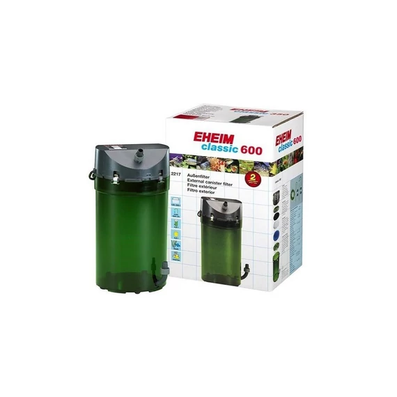 Eheim Classic 600 szivacs+duplacsap,1000l/h,20w EH2217020