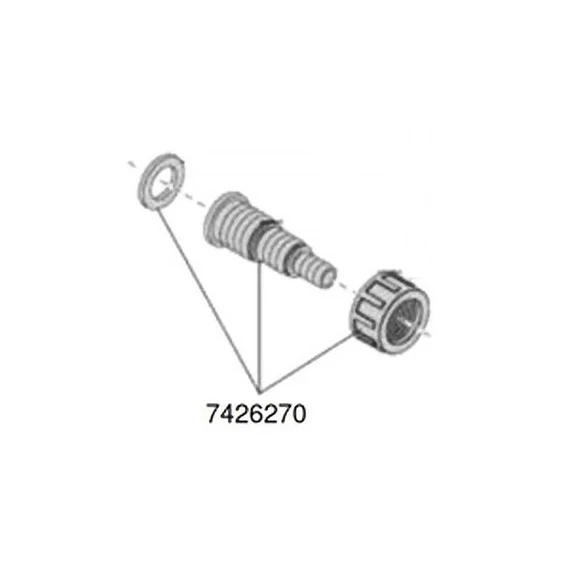 Eheim tömlőcsatlakozó fekete O 1/2\"-3/4\"-1\" 5100/5101 EH7426270