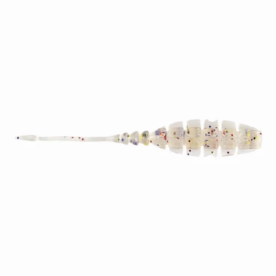 MUSTAD AJI WINGED BAIT 2'' CLEAR RAINBOW GLITTER 12DB/CSOMAG