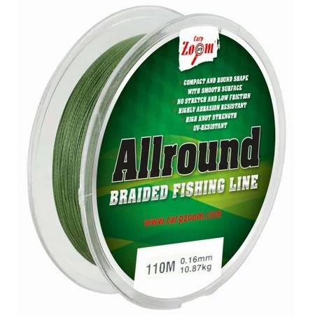 CarpZoom Allround fonott zsinór, 0,12mm, 6,30kg, 110m CZ0245