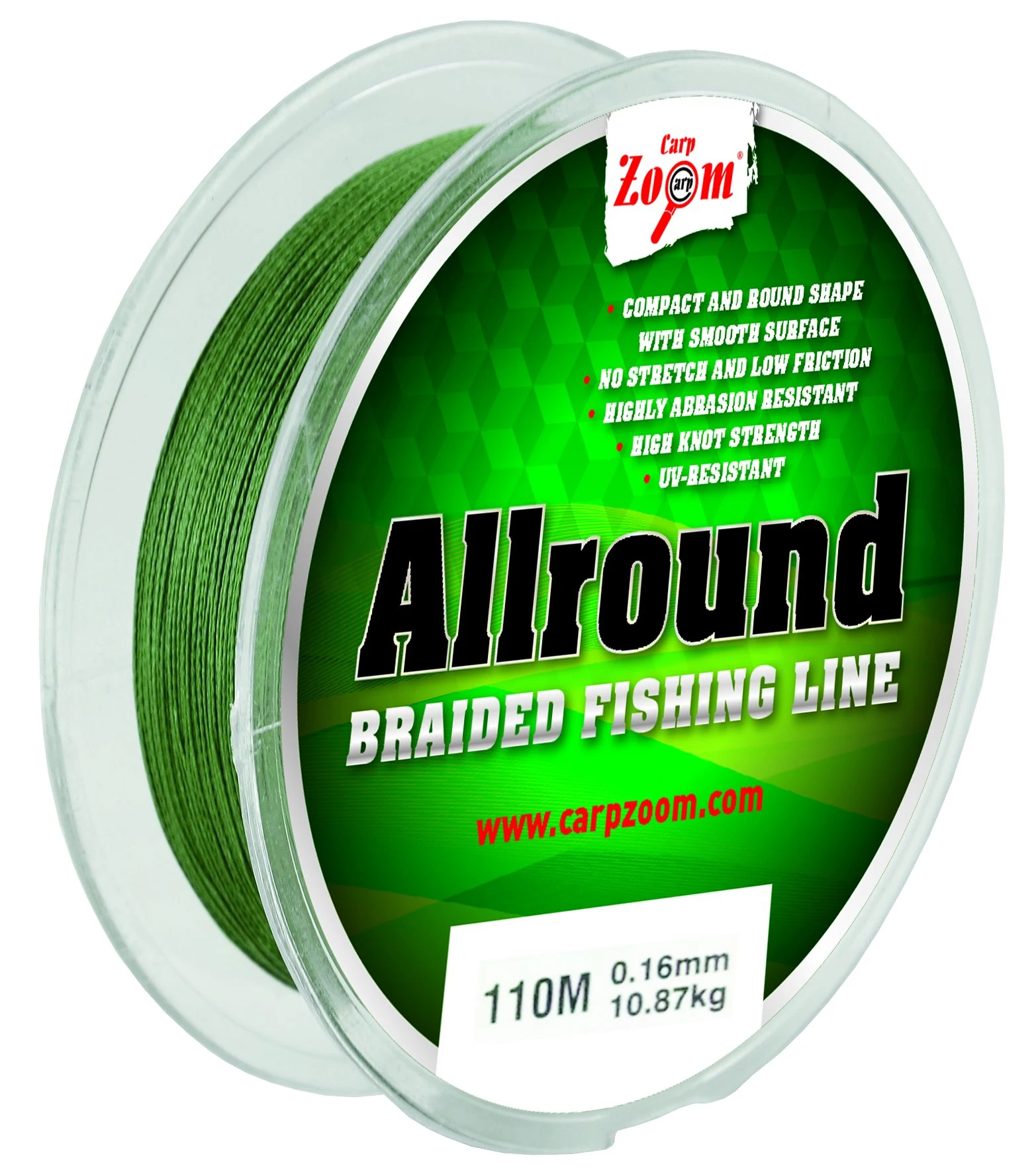CarpZoom Allround fonott zsinór, 0,14mm, 9,43kg, 110m CZ0252