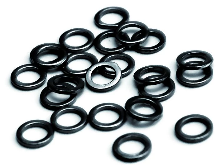 CarpZoom Előkegyűrű, 2mm, matt fekete, 25db CZ1731