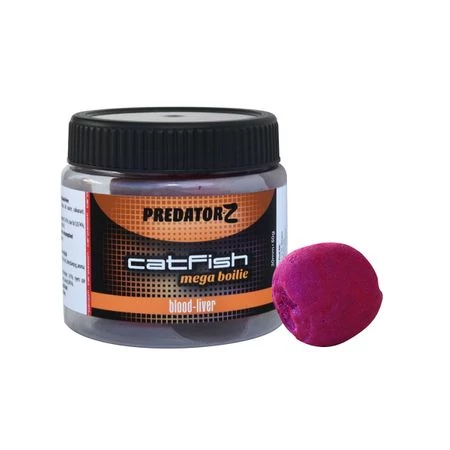 Predator-Z Harcsa Mega Boilie, 30mm, 50g, vér-hal CZ2101