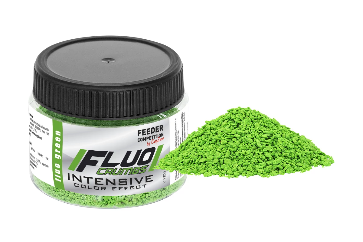 Feeder Competition Fluo Crumbs süllyedő morzsa fluo zöld, 120 g CZ4020