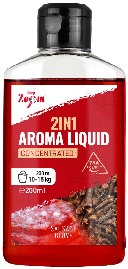 CarpZoom 2in1 folyékony aroma, kolbász, szegfűszeg, 200 ml CZ4310