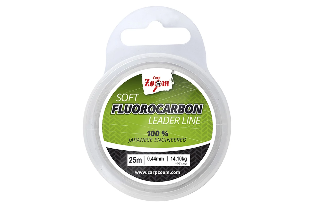 CarpZoom Lágy fluorocarbon előke zsinór 25 m, ř 0,44 mm, PT 14,10 kg CZ5119