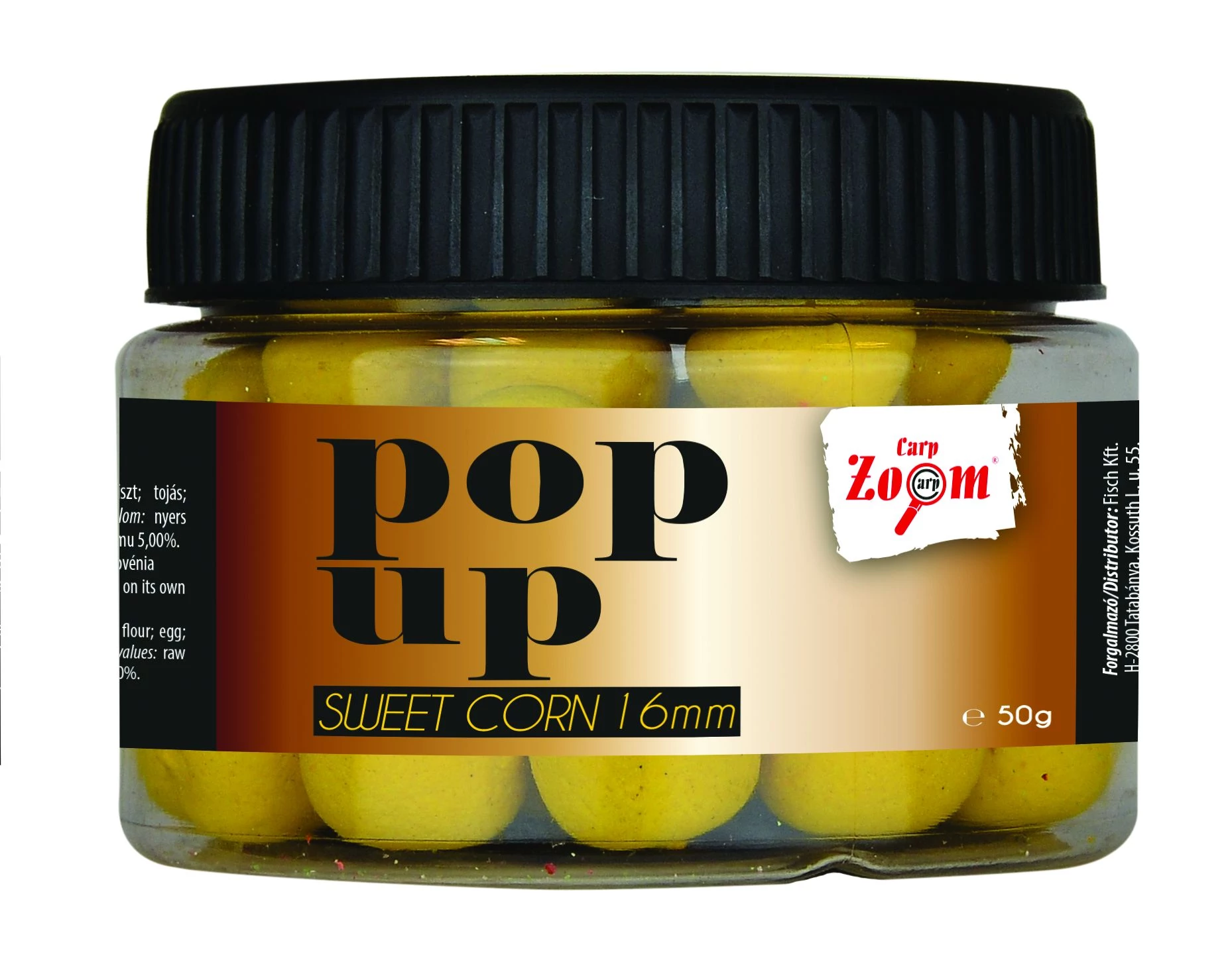 CarpZoom Pop Up lebegő bolji Zig Rig szerelékhez, 16mm, 50g, scopex-tigrismogyoró CZ5448