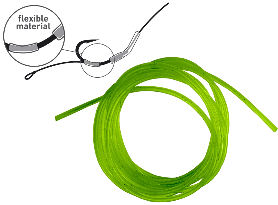 CarpZoom Flexi szilikon cső, ř 0,8/1,8 mm - 1 m, zöld CZ5577
