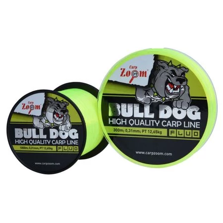 CarpZoom Bull-Dog Fluo Monofil pontyozó horgászzsinór 300m, 0,22mm, 6,90kg CZ6056