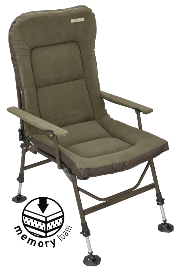 Marshal Memory Foam memóriahabos horgász fotel, 50x50x39/105 cm CZ6345