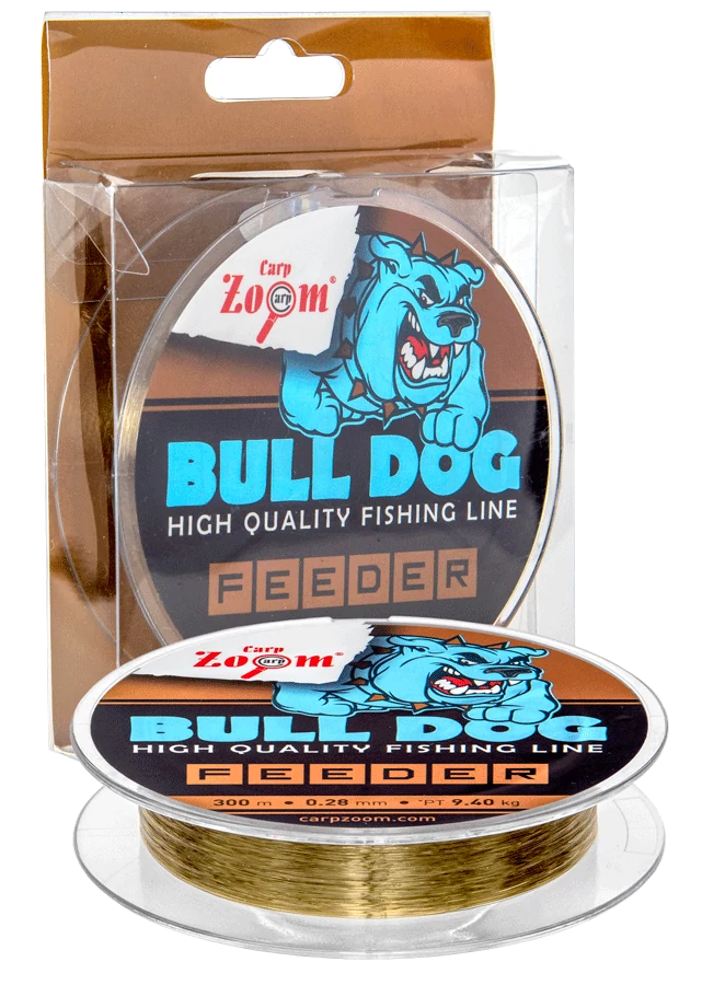 CarpZoom Bull-Dog Feeder horgászzsinór, ř 0,25 mm, 300 m, 7,6 kg, barna CZ6451