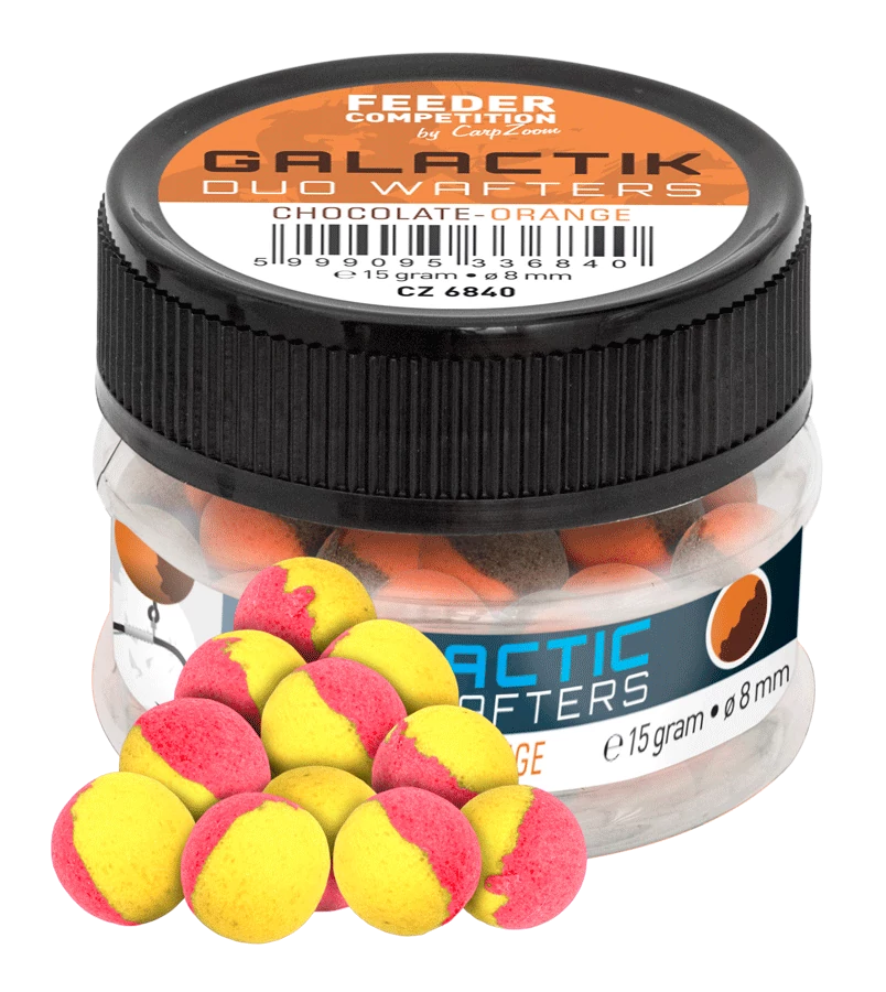 Feeder Competation Galactic Duo Wafters horogcsali, 10 mm, édes kukorica, eper, 15 g CZ6925
