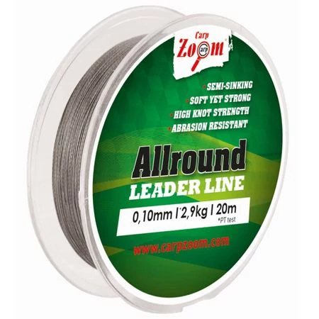 CarpZoom Allround Előkezsinór (szürke), 0,20mm, 8,40kg, 20m CZ7503