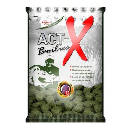 CarpZoom 800g 20mm szilva Act-X Bojli CZ9516