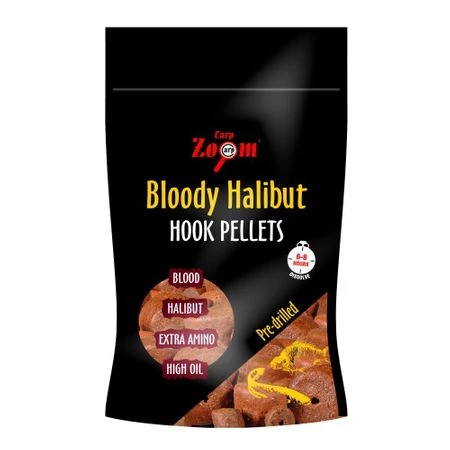 CarpZoom 150g 15mm Bloody Halibut fúrt horogpellet CZ9646
