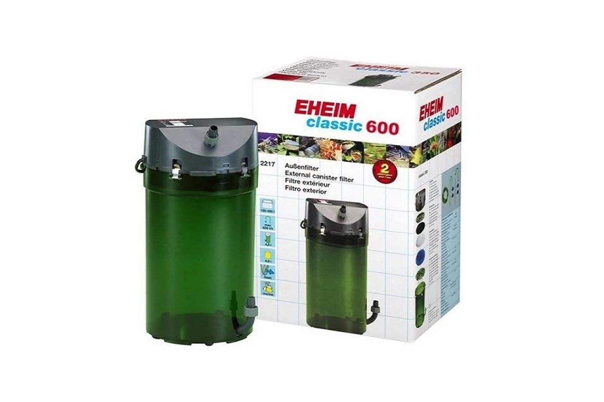 Eheim Classic 600 szivacs+duplacsap,1000l/h,20w EH2217020
