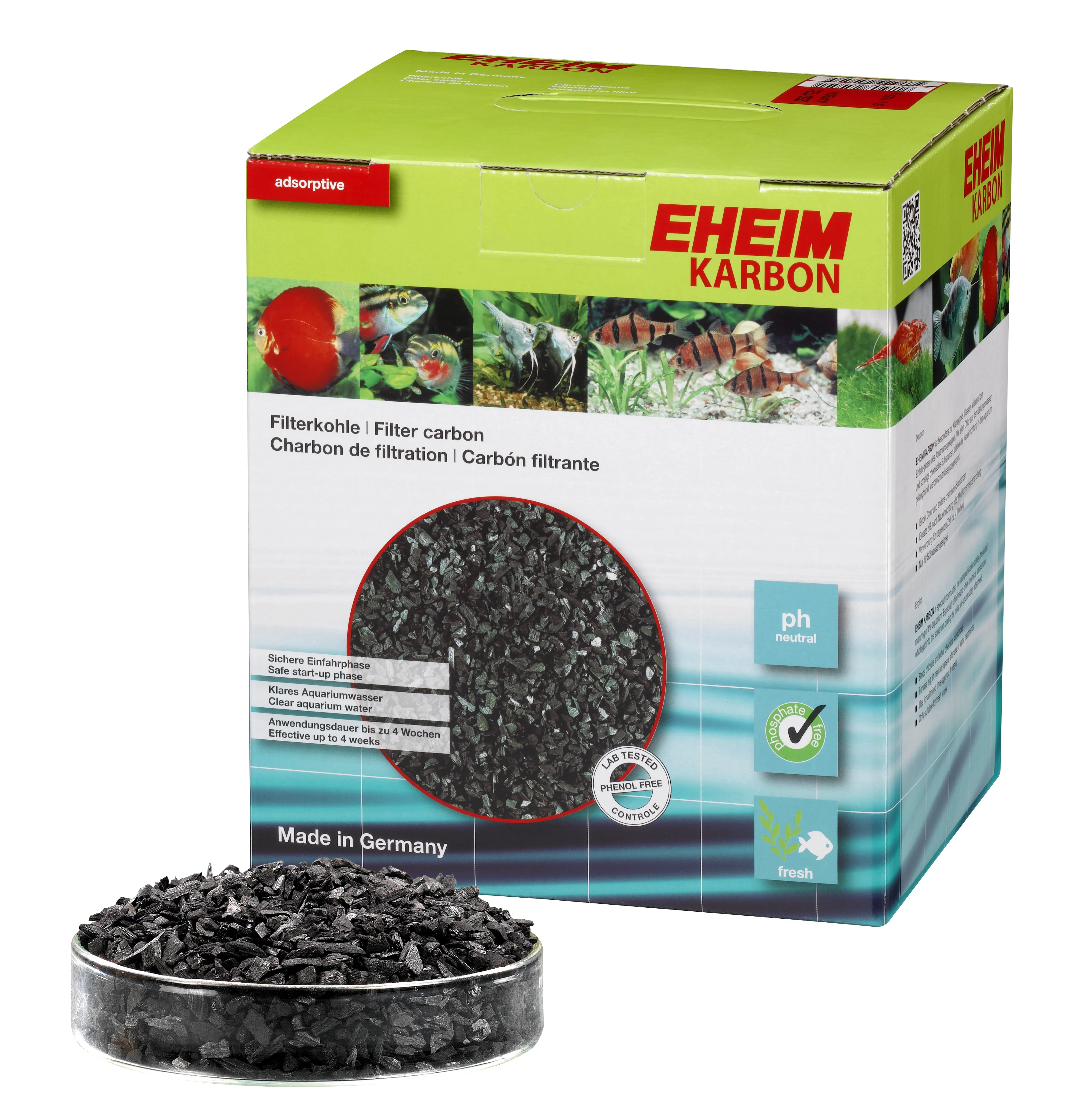 Eheim KARBON - aktív szén szűrőanyag édesvízhez, 1125 g  EH2501751