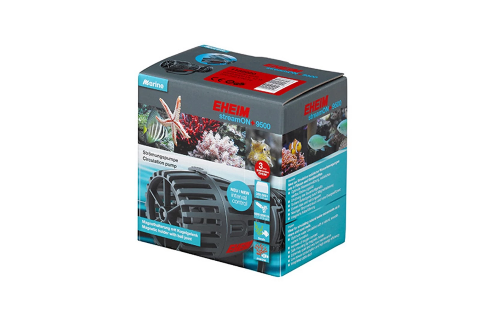 Eheim streamON+ 9500 áramoltató szivattyú 350-500l, 6500-9500l/h, 12w EH1182220