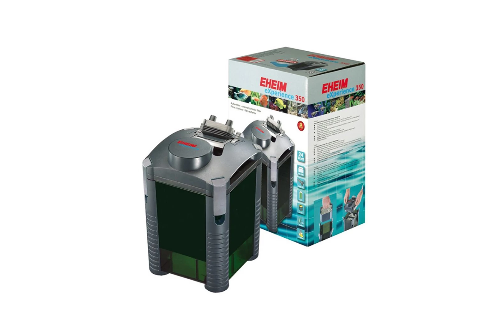 Eheim eXperience 350 külsőszűrő +töltet 1050l/h 24w EH2426020
