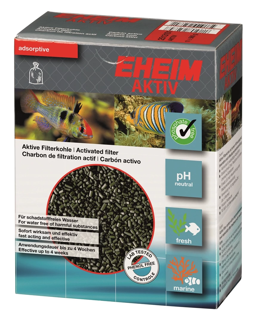 Eheim AKTIV - aktív szén édes/tenger vízhez tasakos, 560 g EH2513101