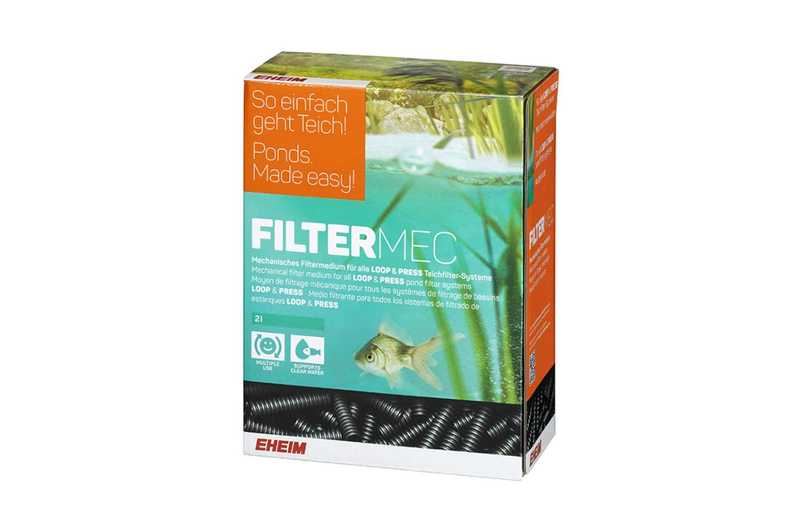 Eheim FILTER MEC mechanikai szűrőanyag kerti tavi szűrőkhöz, 145 g EH2517101