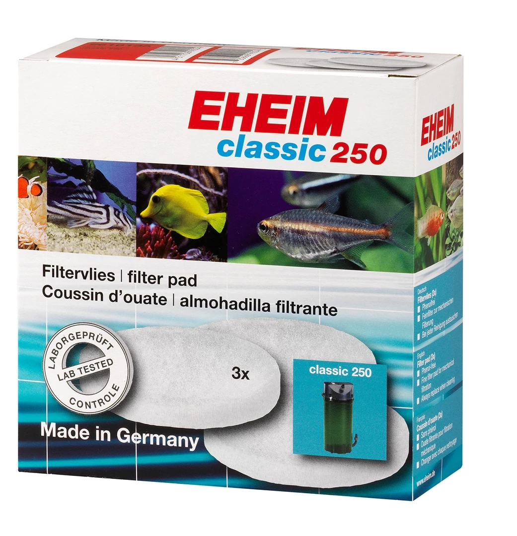 Eheim fehér finom szűrőpárna készlet classic 250 szűrőbe (2213), 3 db EH2616135
