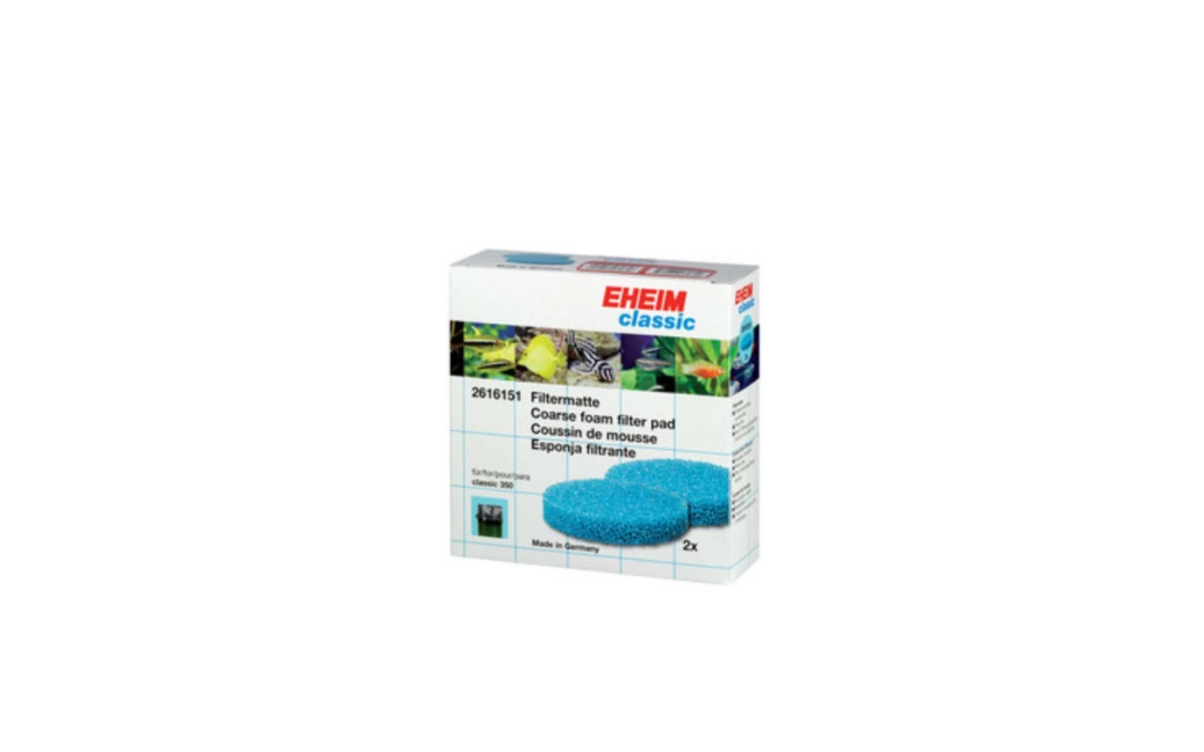 Eheim fehér finom szűrőpárna készlet classic 350 szűrőbe (2215), 3 db EH2616155