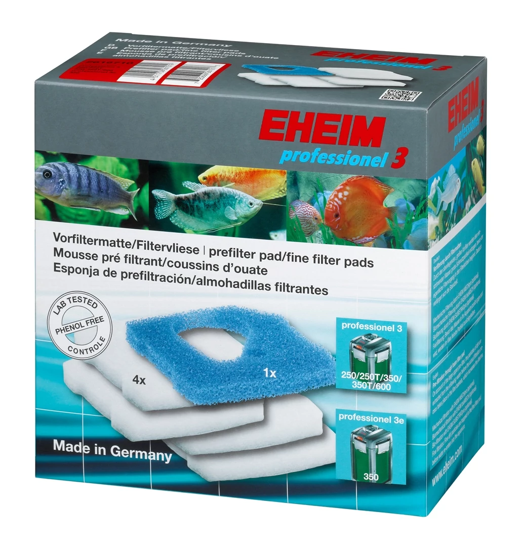 Eheim szűrőbetét szett professionel 3/3e, 1 kék 4 fehér 2071-2075 EH2616710
