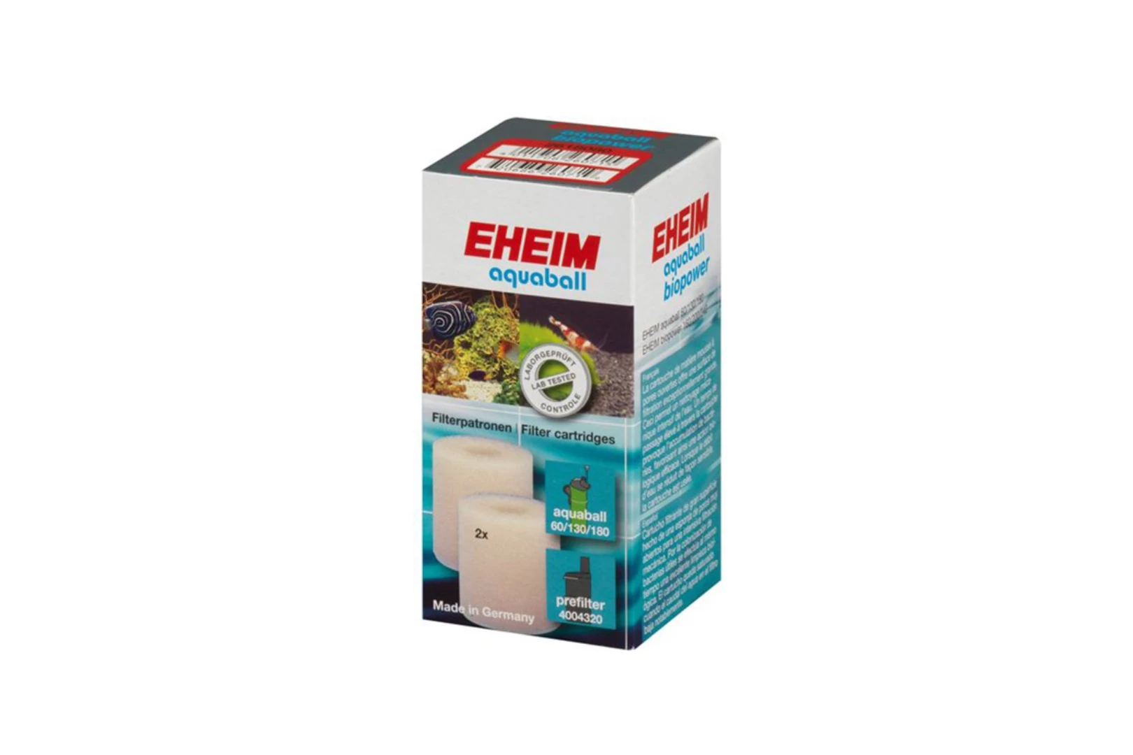Eheim szűrőpatron aquaball/biopower/4004320, 2 db EH2618080