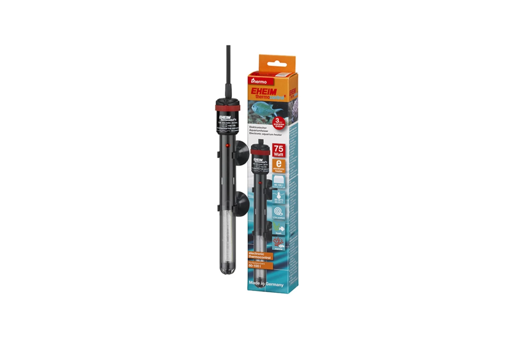 Eheim thermocontrol e akváriumi fűtő e75 W, 60-100 l EH3633010