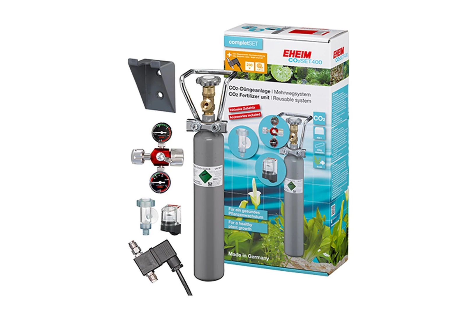 Eheim CO2-SET 400, újrahasználható rendszer, 500 g EH6064214