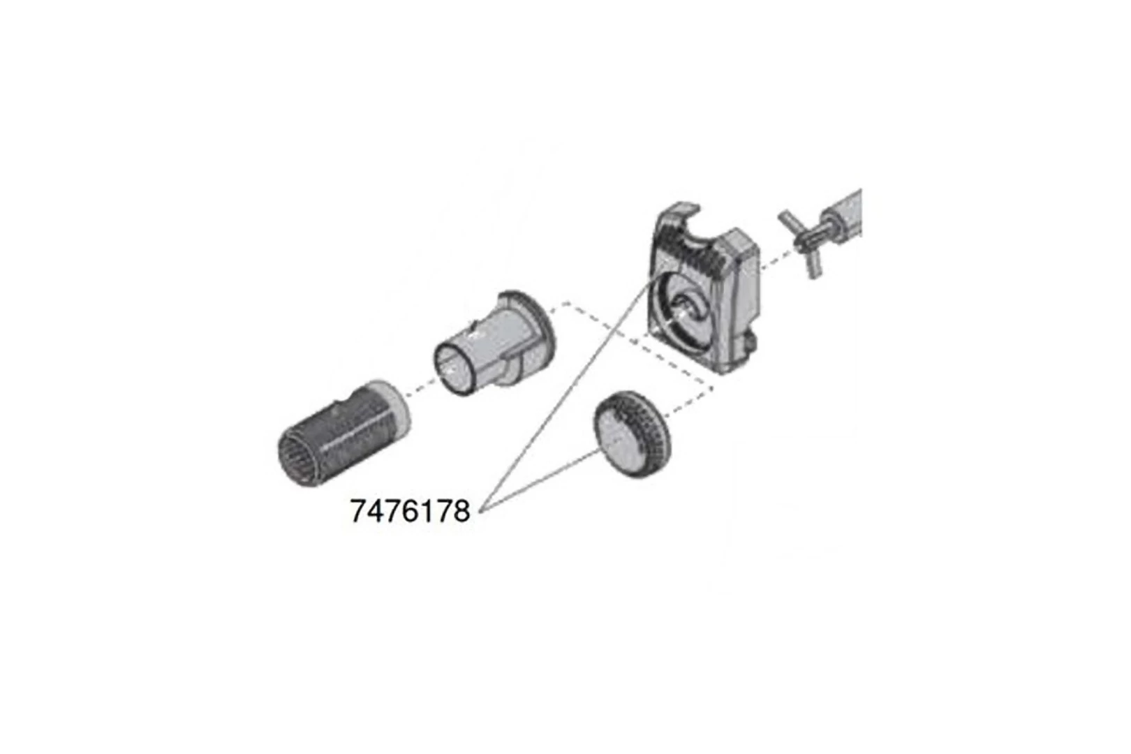 Eheim komplett szivattyúfedél compactON 300/600 EH7476178