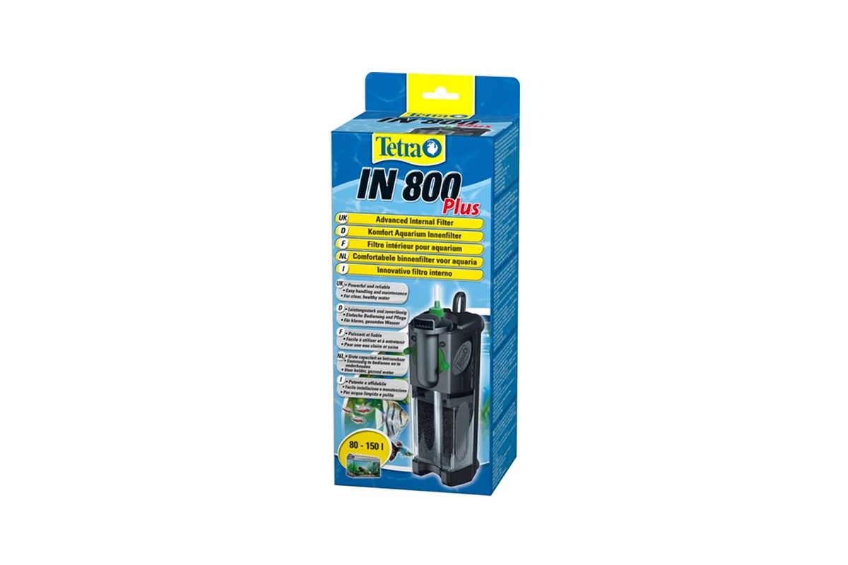 Tetra IN 800 PLUS 400-800 l/h, 80 - 150 L közötti akváriumhoz 12 w TT607668