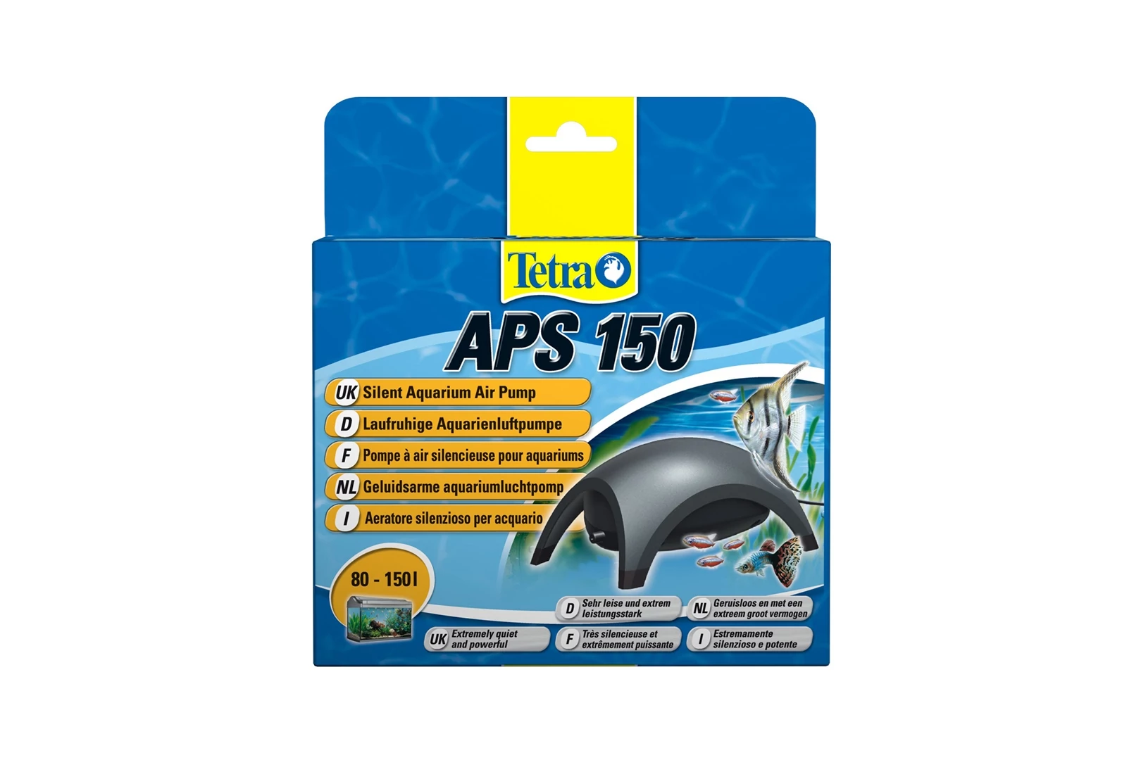 Tetra APS 150 Antracit 150 l/h, 80 - 150 L közötti akváriumhoz 3,1 w TT143166