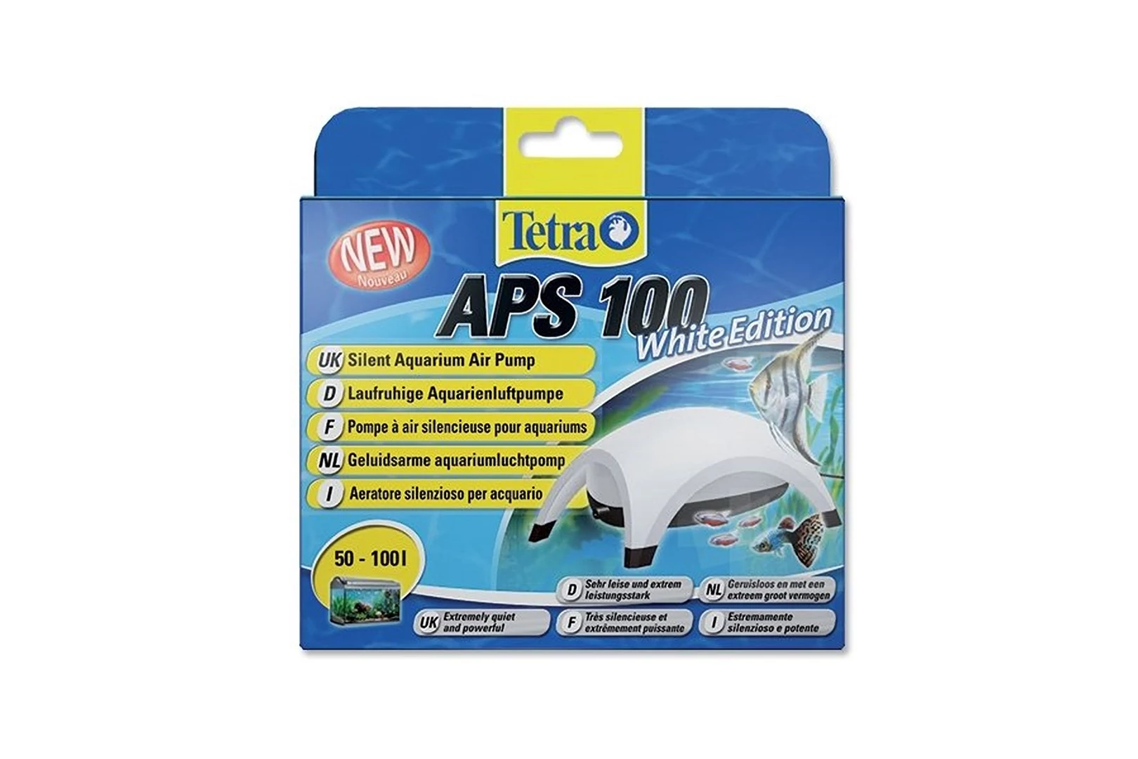 Tetra APS 100 Edition Fehér 100 l/h, 50 - 100 L közötti akváriumhoz 2,5 w TT212497